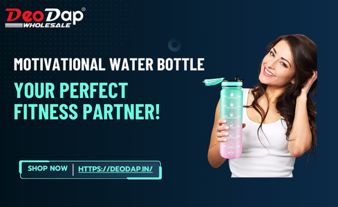 Stay Hydrated with the Motivational Water Bottle