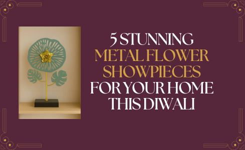 5 stunning metal flower showpieces for your home this diwali