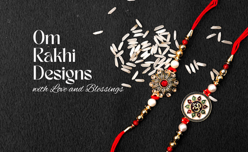om rakhi designs