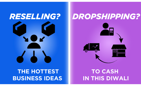 Reselling or droDropshipping Trendy business ideas for diwali