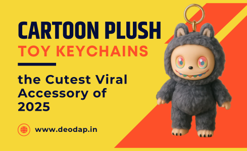 Cartoon Plush Toy Keychains 2025
