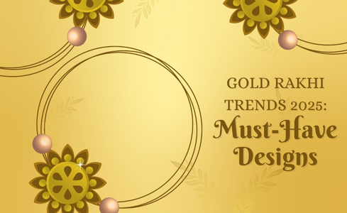 gold rakhi designs