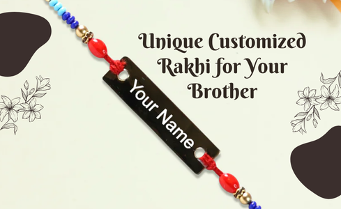 customized rakhi with name