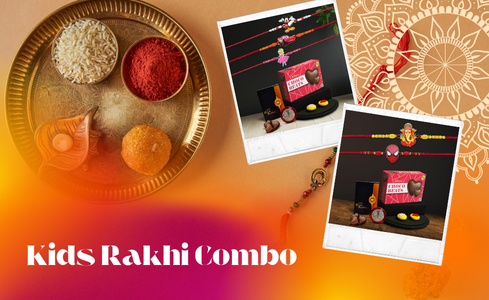 kids rakhi combo
