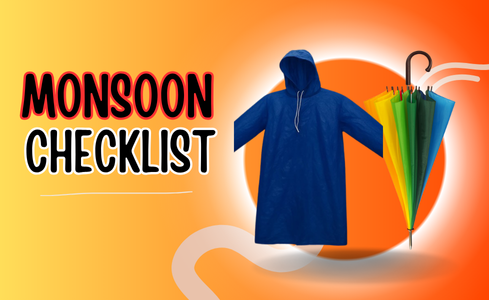 Monsoon Must-Haves Checklist