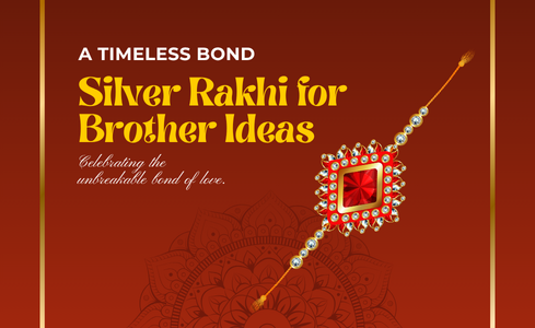 silver rakhi ideas