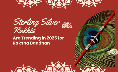 Silver Rakhis for Raksha Bandhan