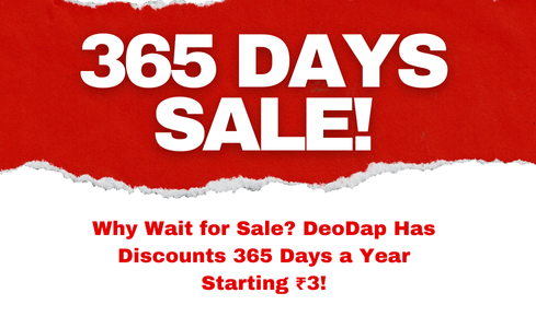 Why Wait for Sale? DeoDap Has Discounts 365 Days a Year Starting ₹3!
