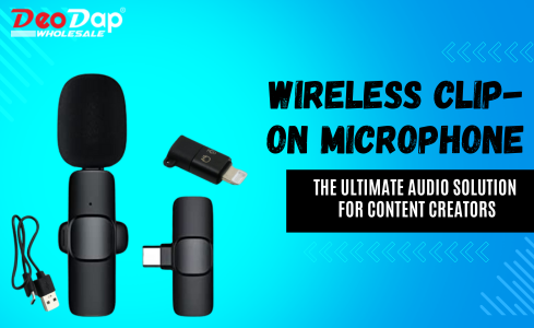 wireless clipon microphone