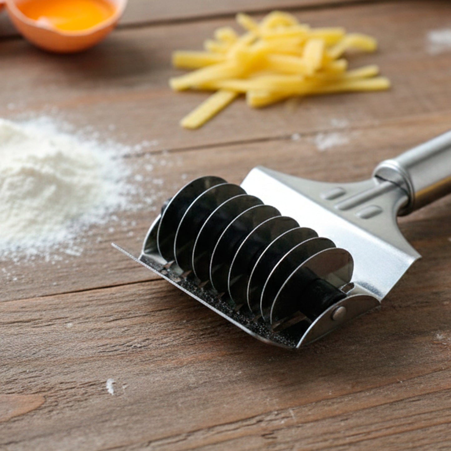 Manual Multi-Blade Dough Cutter Roller (1 Pc)