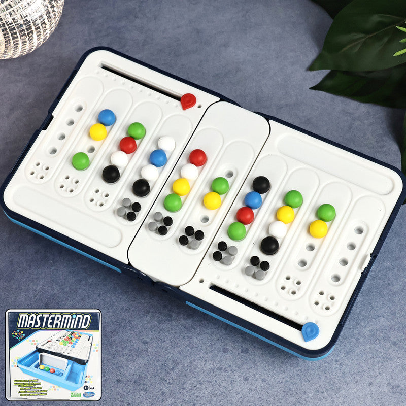 Classic Mastermind Strategy Board Game with Colorful Pegs – Code-Breaking Logic Game for Kids and Adults