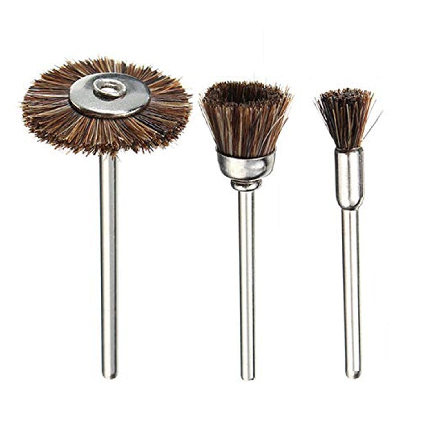 Brass Wire Wheels, 3 Pcs Brass Wire Wheels, Rust Removal Tool
