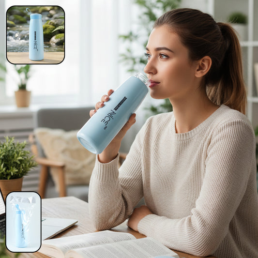 plastic water bottle 800 ml mix color reusable bottle