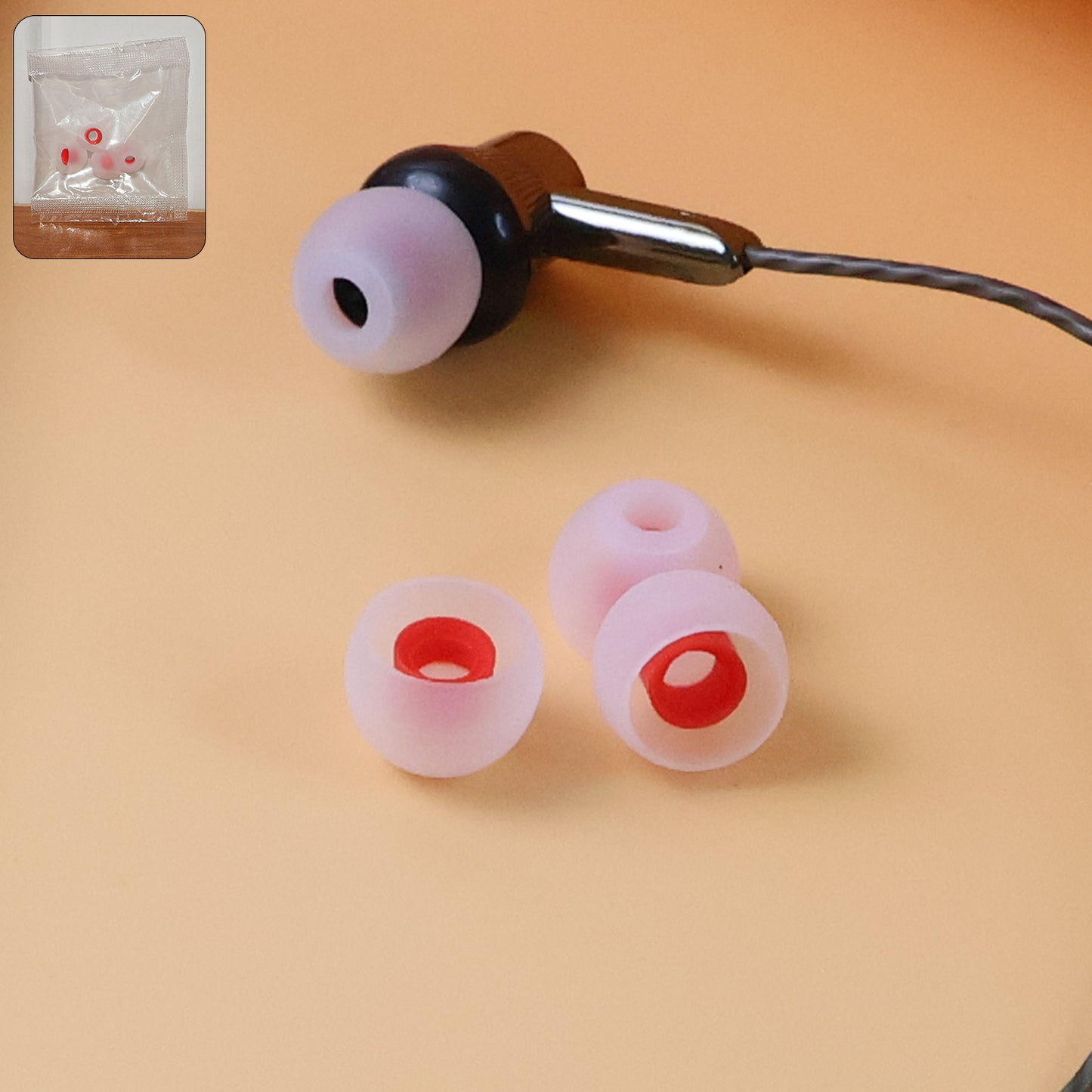 Premium Silicone Earbud Tips - (4 Pc / Set)