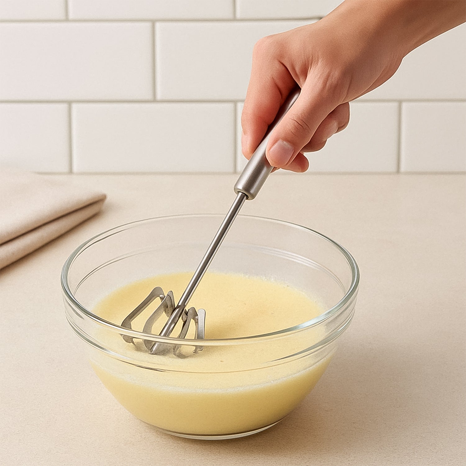 2335 સ્ટેનલેસ સ્ટીલ મેન્યુઅલ મિક્સી, હેન્ડ બ્લેન્ડર