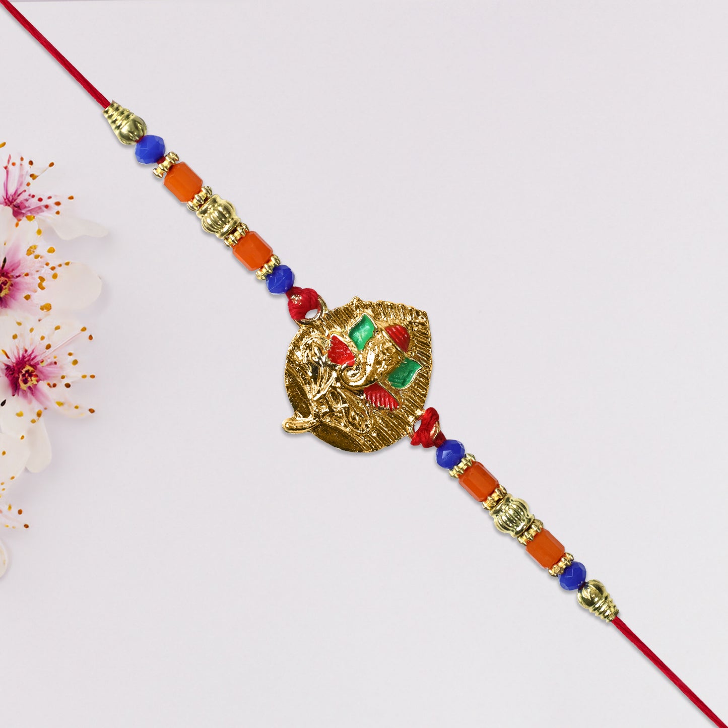 Ganesh Leaf Rakhi