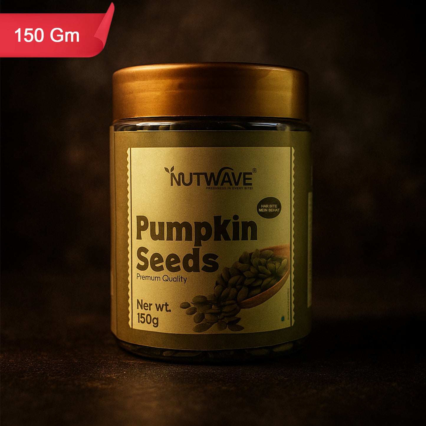 Nutwave Premium Quality Pumpkin Seeds – Healthy & Nutrient-Rich Superfood (150 gm)