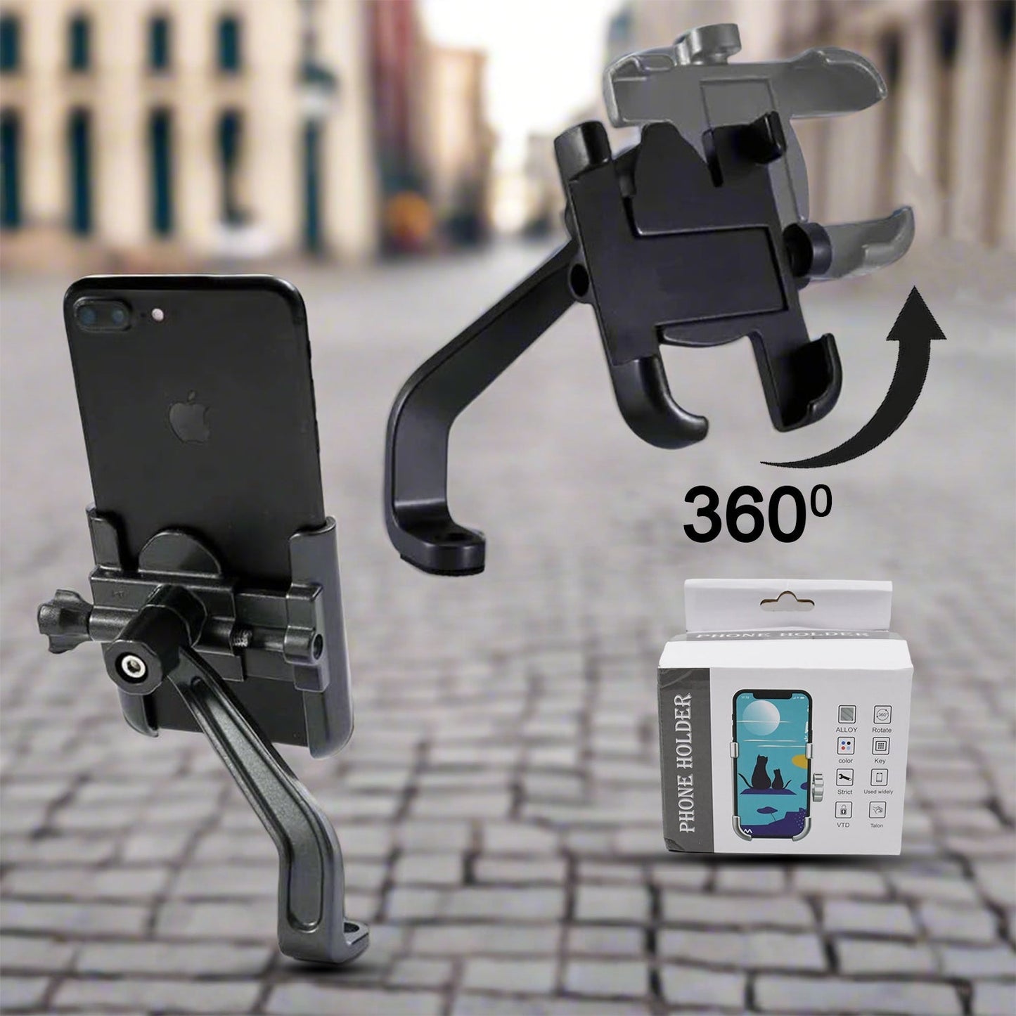 360° Mobile Holder for Bike