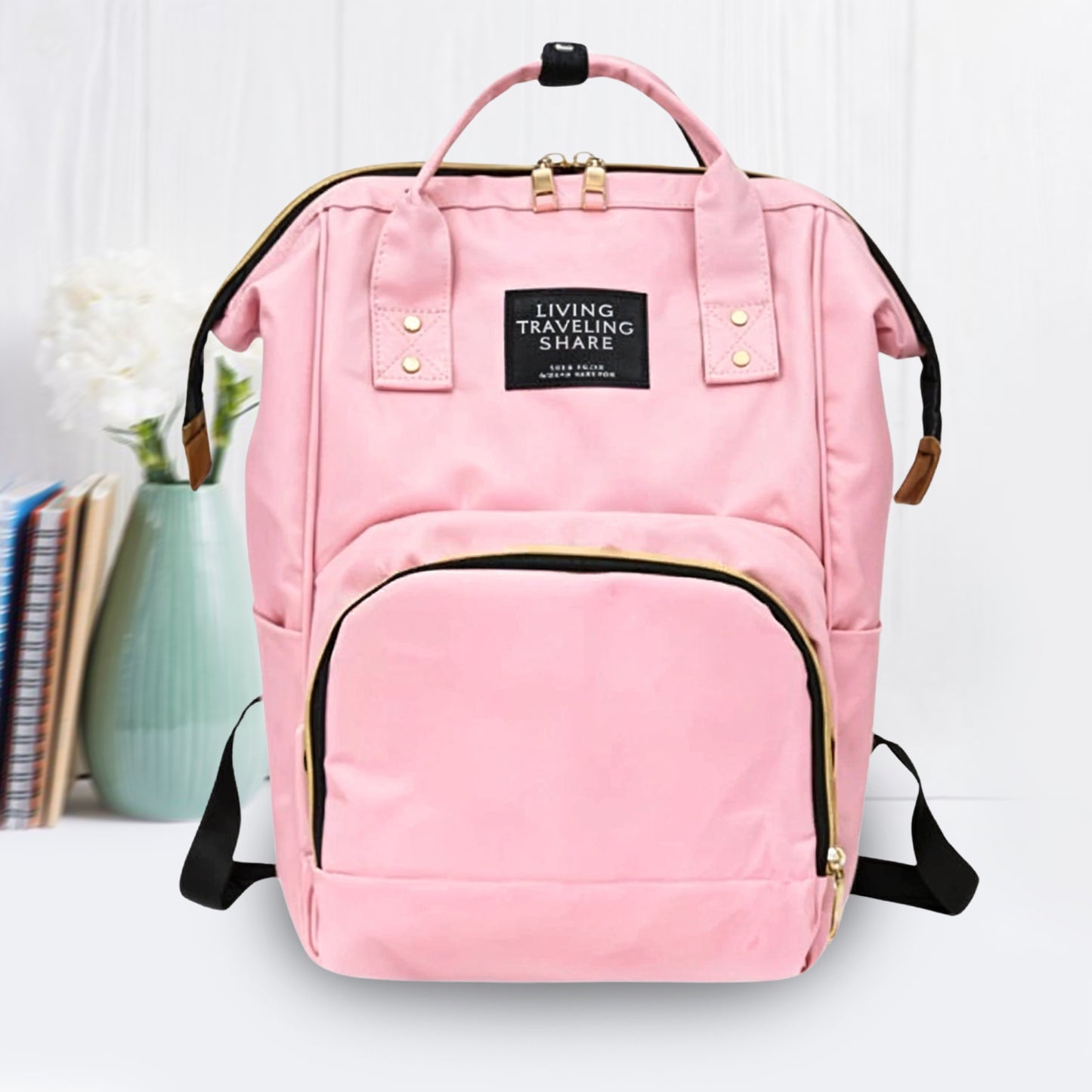 बहुउद्देशीय बड़ी क्षमता वाली माँ का बैकपैक डायपर बैग (1 पीस / 17 पॉकेट / बड़ा)