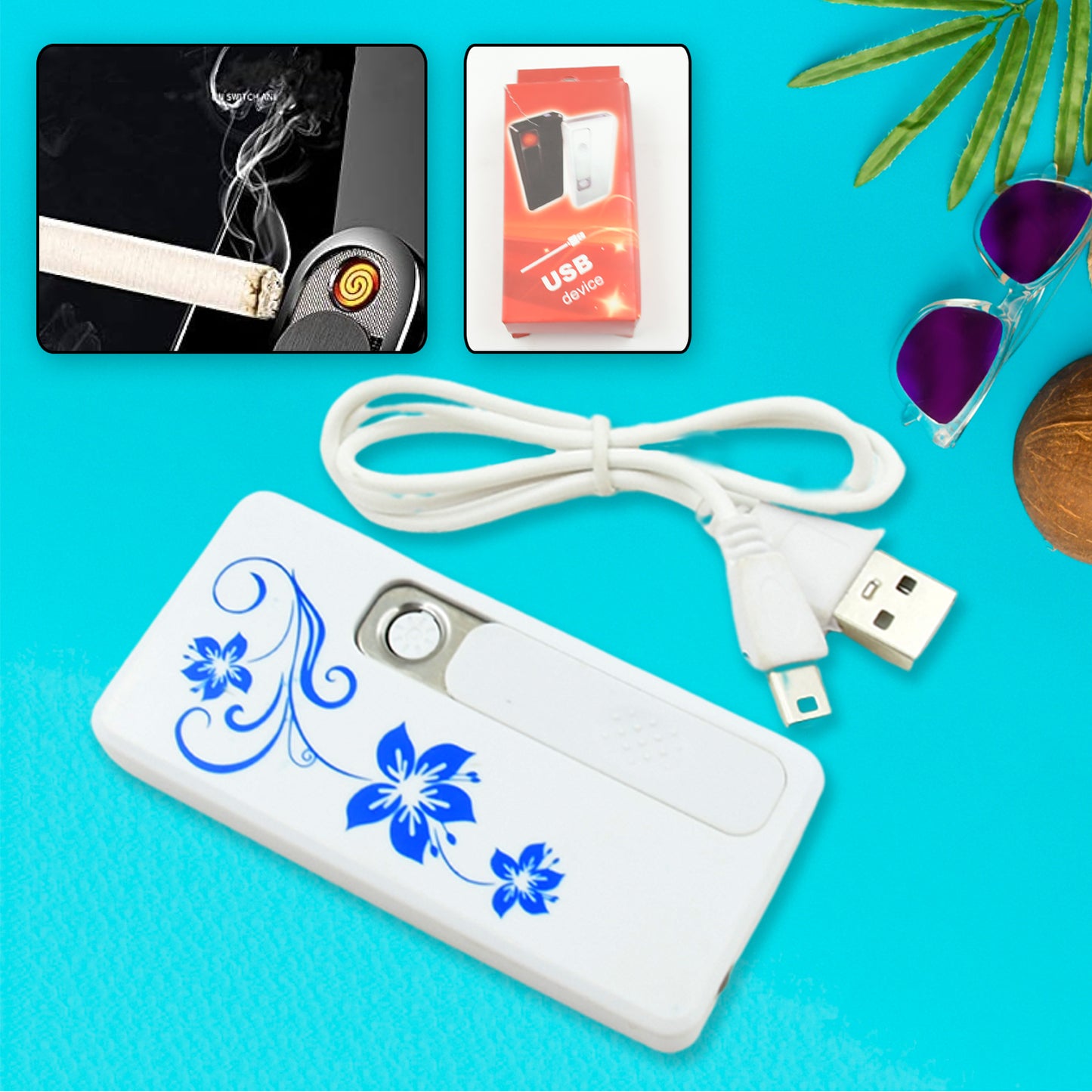 Stylish Electric USB Lighter for Men & Women (1 Pc )