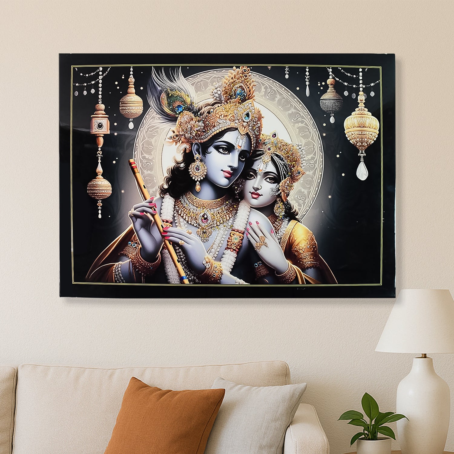 Krishna & Radha Photo Frame