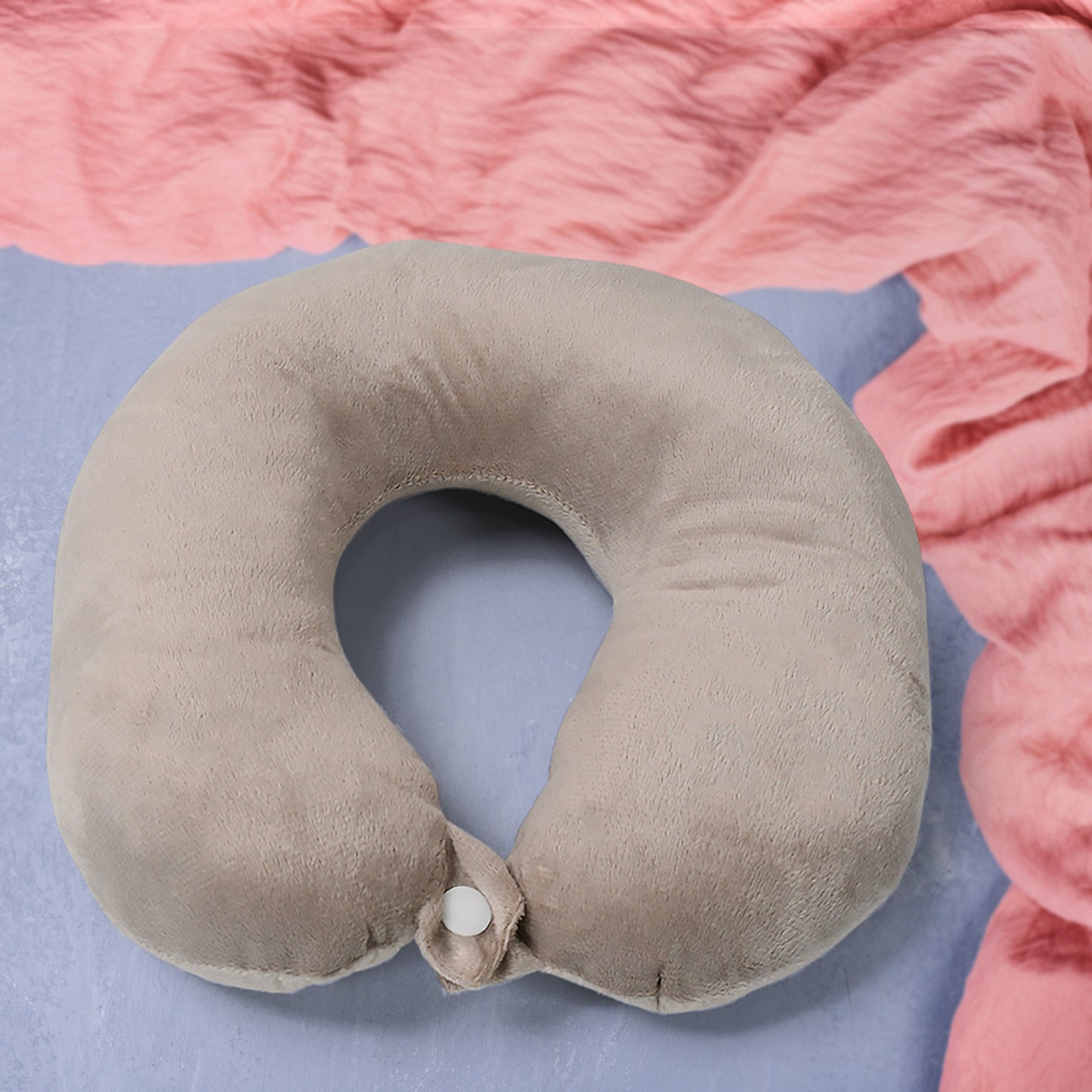 Soft Neck Pillow for Car, Home, Airplane Travel, Travel Neck Pillow for Sleeping & Travel Essentials for Neck Rest Multipurpose Comfortable Head Rest Neck Holder Pillow (1 Pc)
