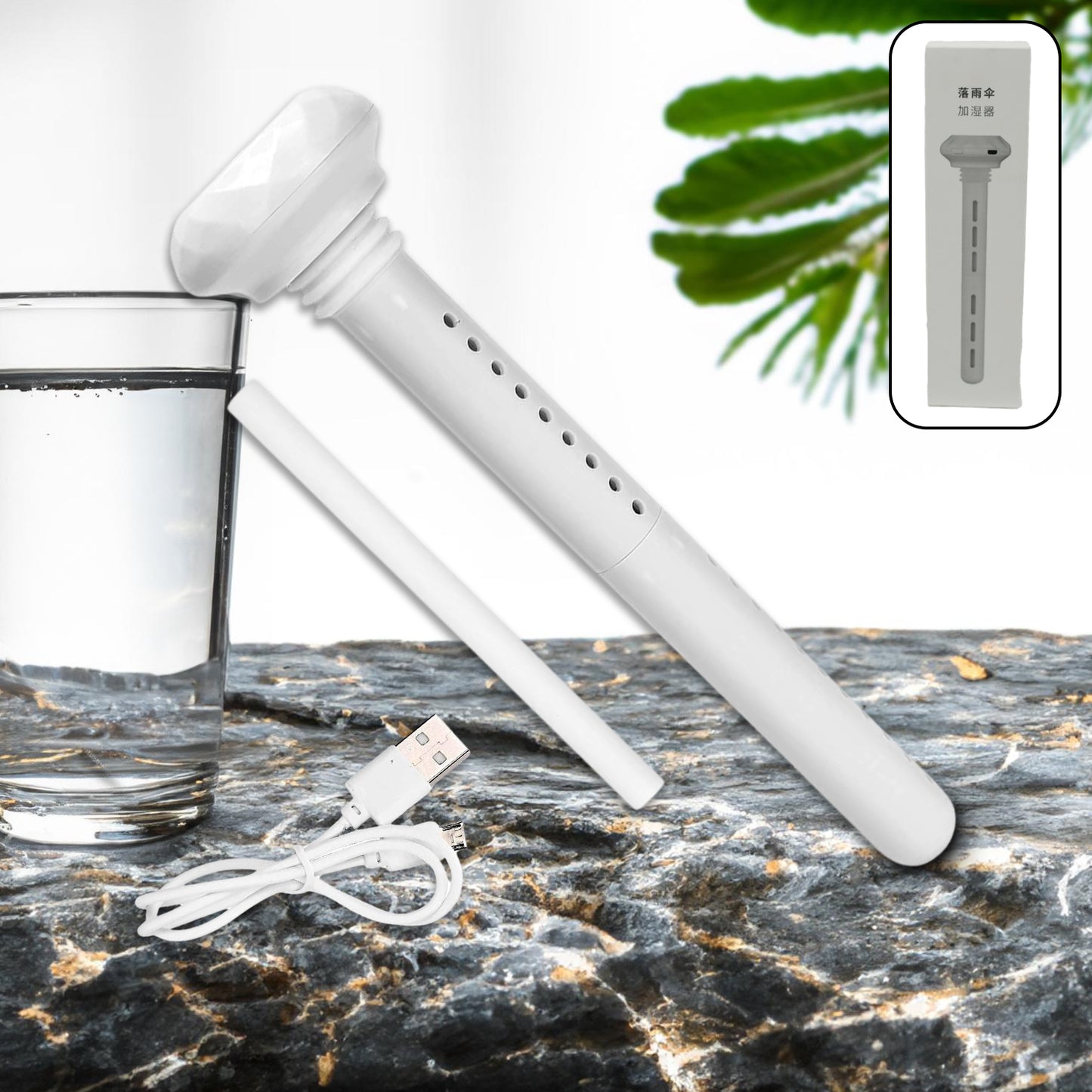 कार के लिए मिनी पोर्टेबल ह्यूमिडिफायर, व्यक्तिगत USB संचालित बेडरूम शांत ह्यूमिडिफाइड अल्ट्रासोनिक कूल मिस्ट ह्यूमिडिफायर प्लांट, कार, यात्रा, कार्यालय, होटल (1 पीस)