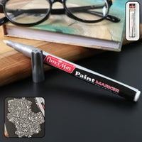 Silver Paint Marker Pen – Extra Fine Permanent Marker for Art, Craft & Industrial Use
