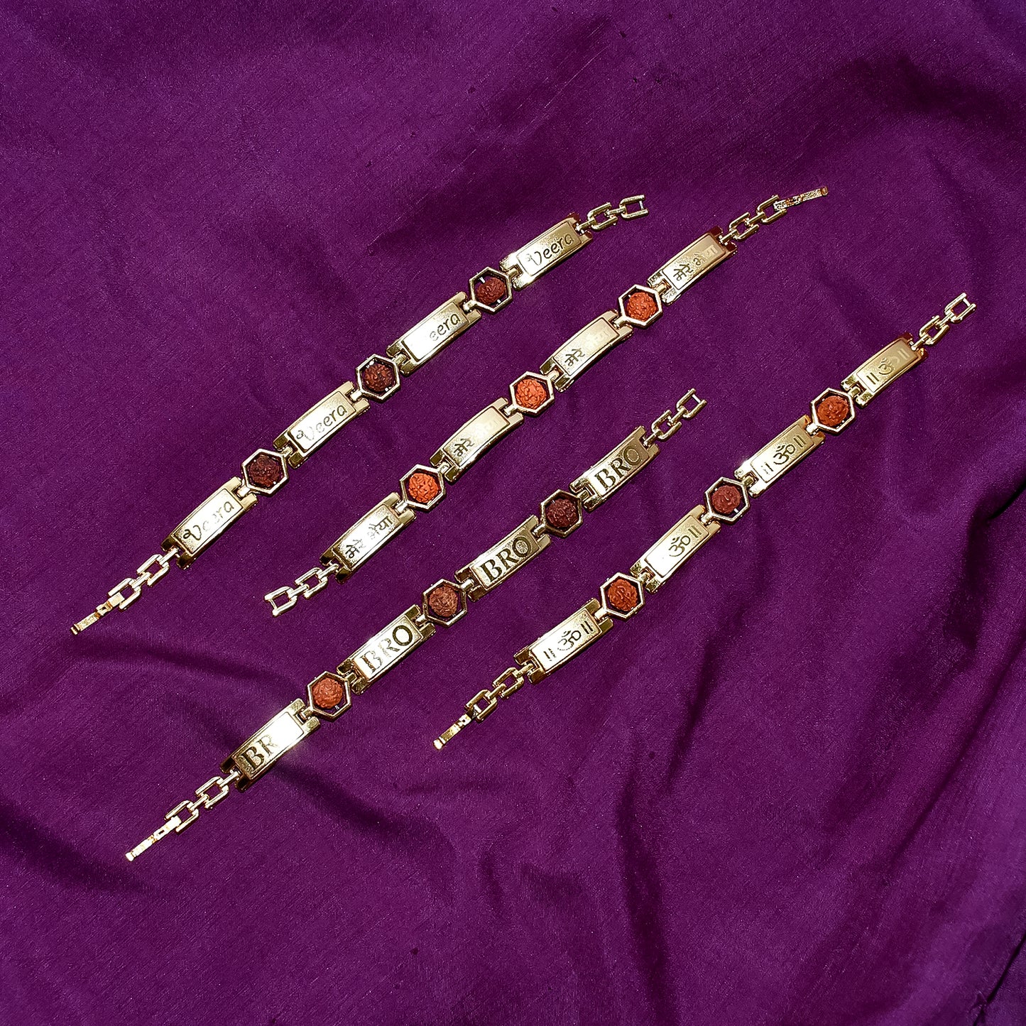 Gold Rakhi Bracelet