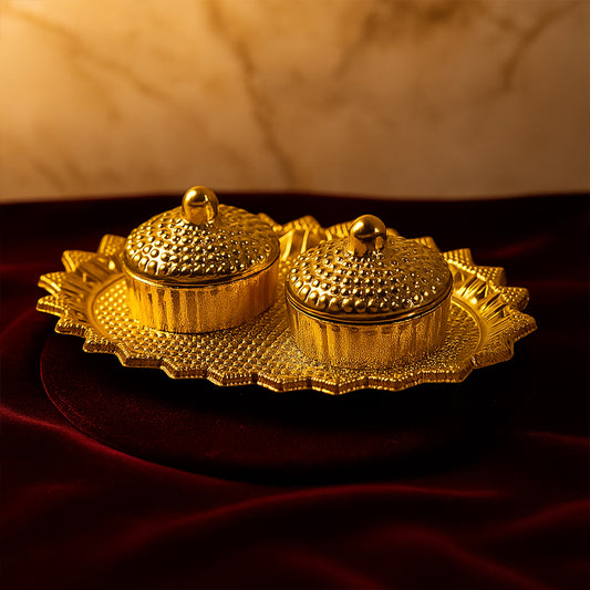 Pooja Kumkum / Roli–Chawal Holder - (1 Pc)