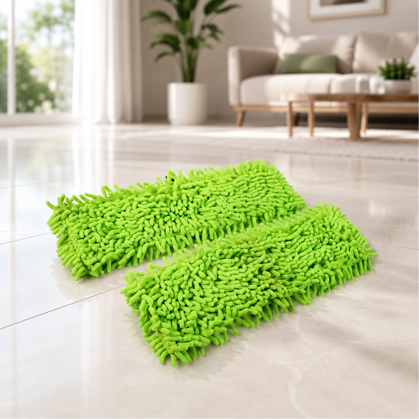 Microfiber Mop with Extendable Handle for Home & Office Cleaning (Pipe Not Inluded)