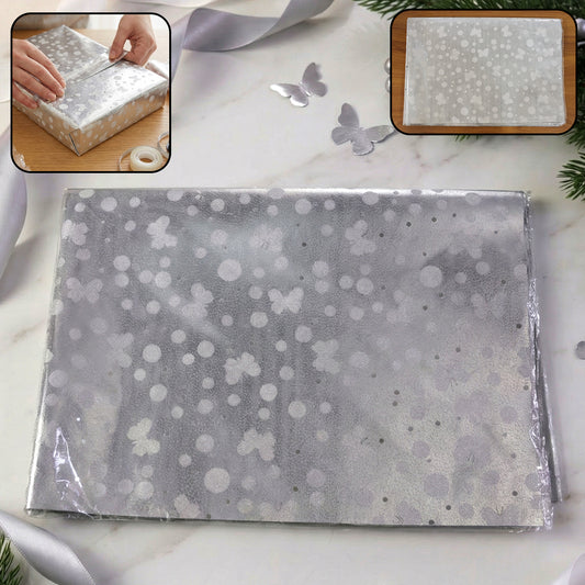 Decorative butterfly gift wrapping paper sheet 70x50 CM