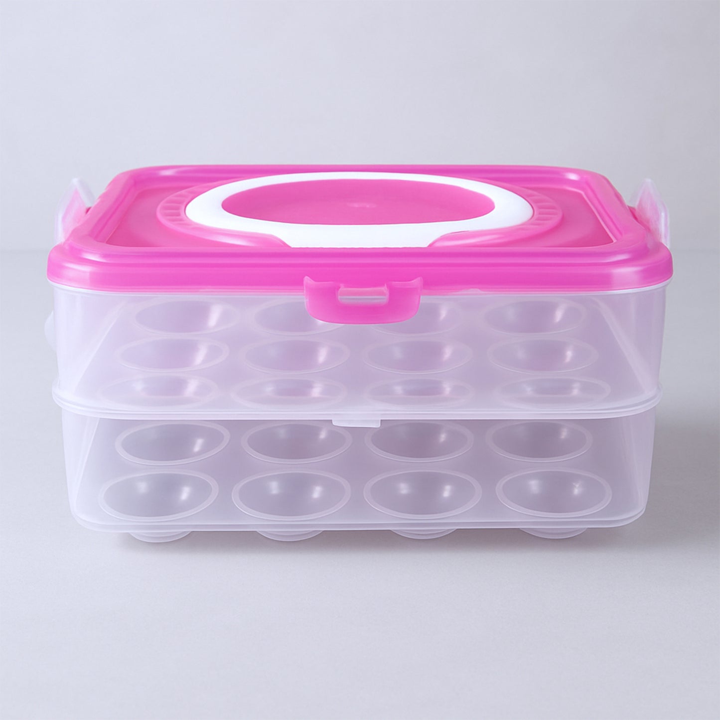 Egg storage box with removable dividers for safe egg protection
