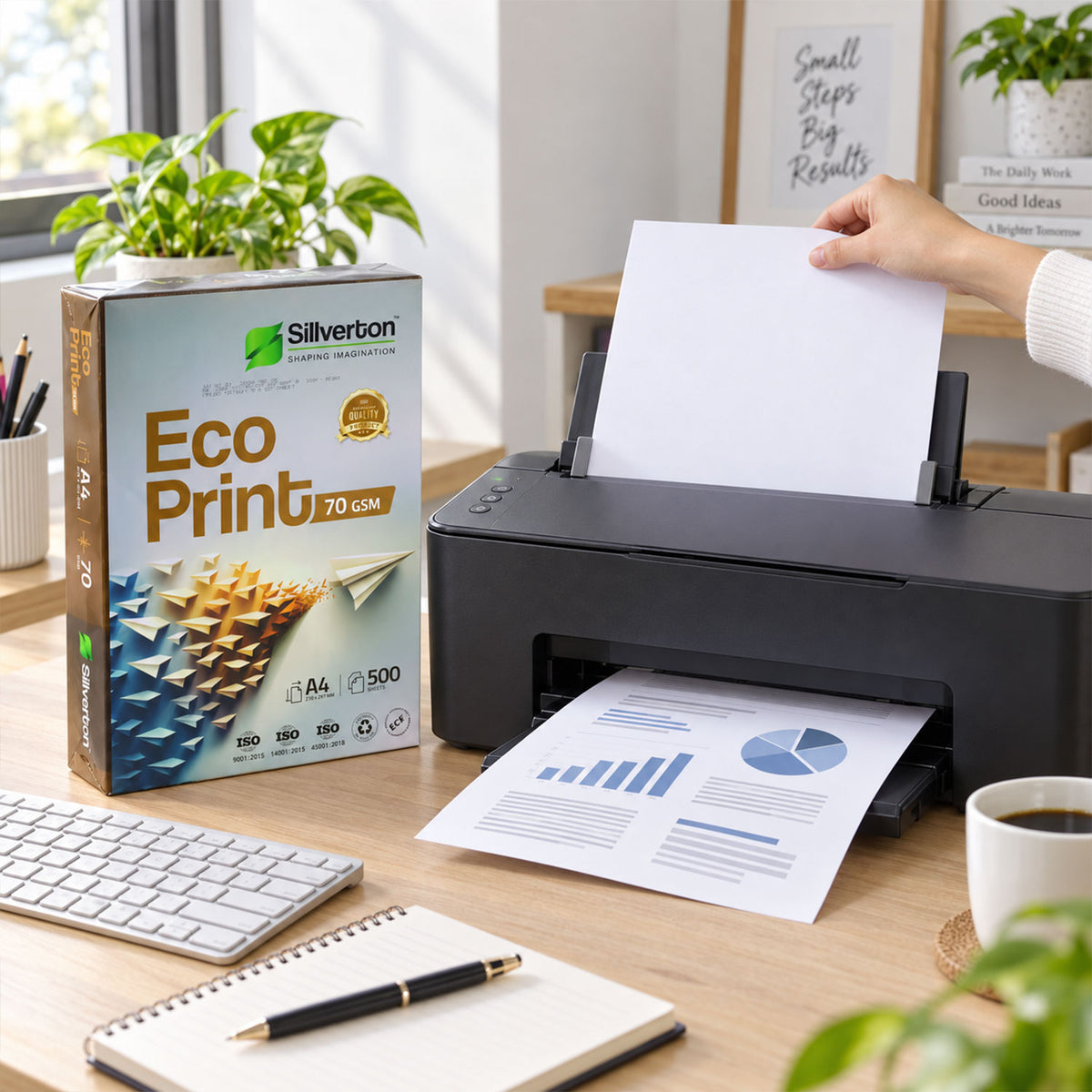A4 Copier Paper – 500 Sheets of 70 GSM Bright White Paper
