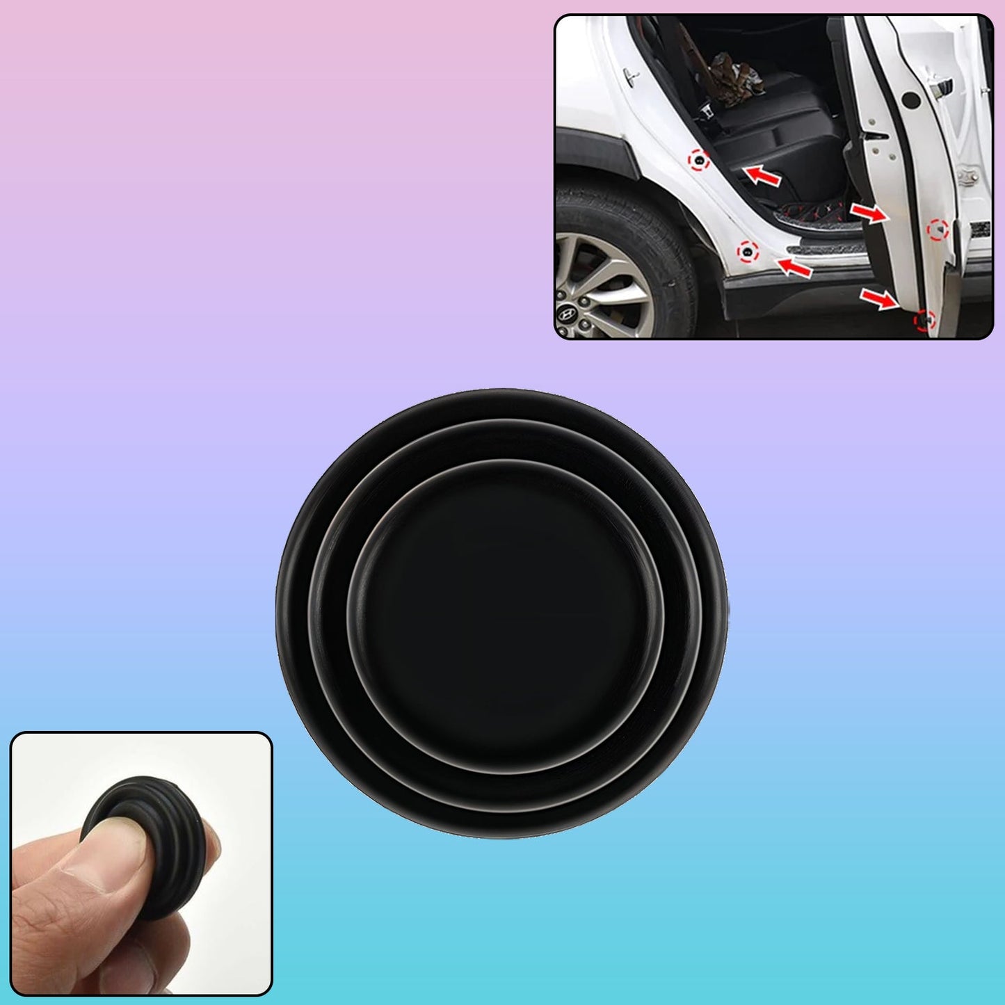 Snap Grip Car Door Protector applied on vehicle door