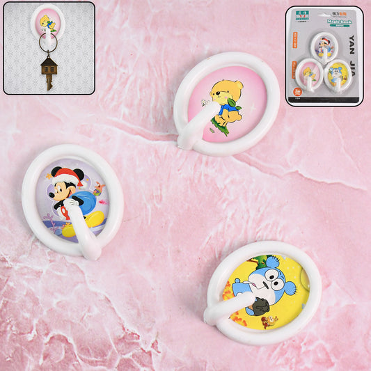 બહુહેતુક બિગ સેલ્ફ એડહેસિવ સ્માઈલી કાર્ટૂન વોલ હુક્સ બહુહેતુક મજબૂત વોલ સ્ટીકર હુક્સ વોલ હૂક હોલ્ડર ડોર હેંગર