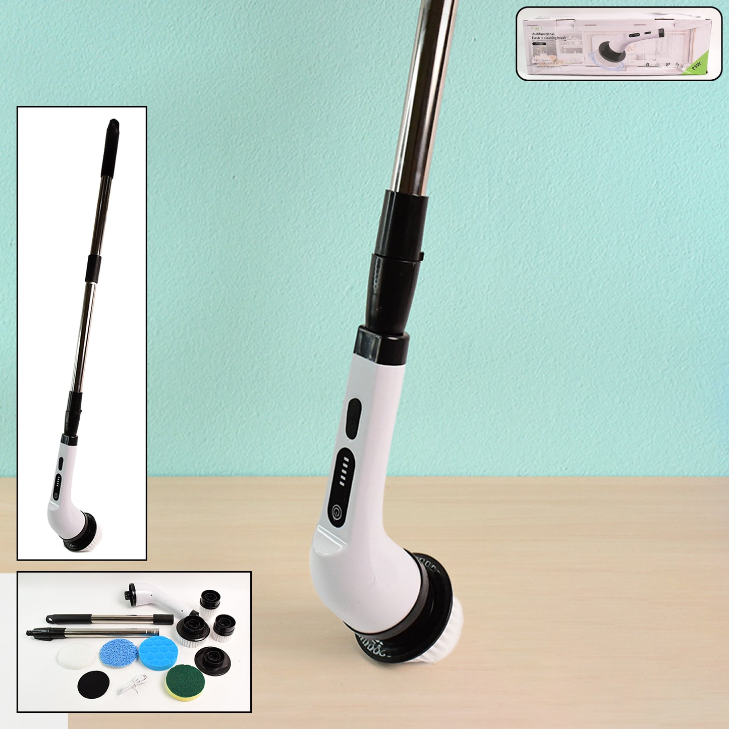 Clean Pro 7-in-1 Spin Scrubber Kit