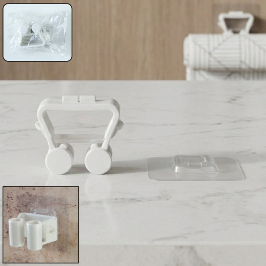 plastic magic broom holder wall mounted organizer