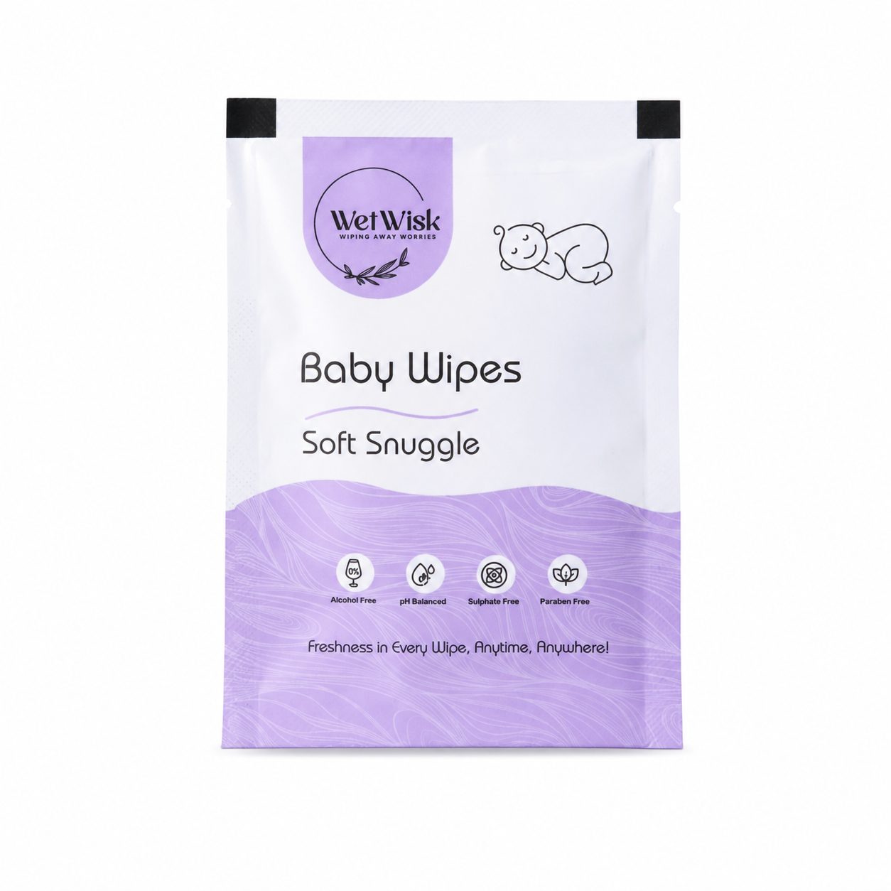 Soft snuggles baby wipes white pack