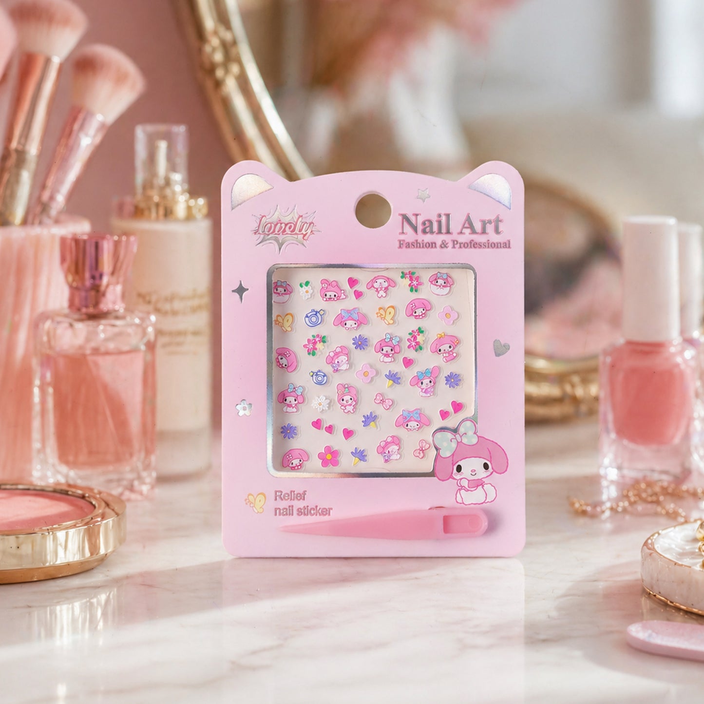 colorful nail stickers for girls