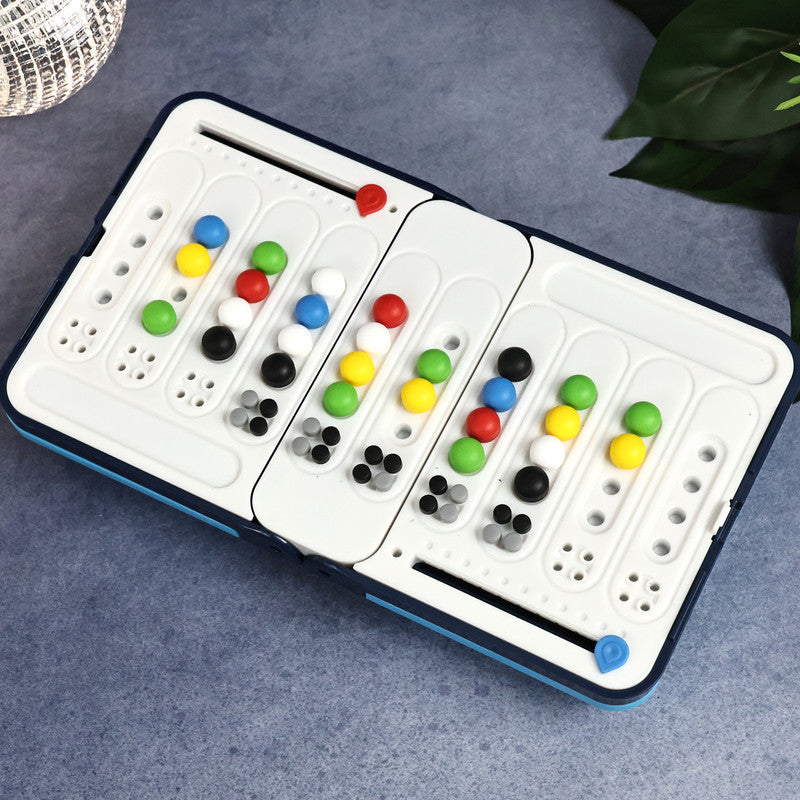 Classic Mastermind Strategy Board Game with Colorful Pegs – Code-Breaking Logic Game for Kids and Adults