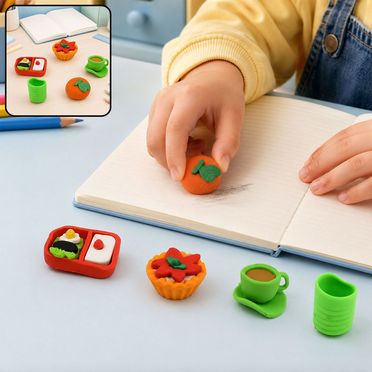 3D Erasers for Kids – Fun & Colorful Novelty Set | Colorful Creations