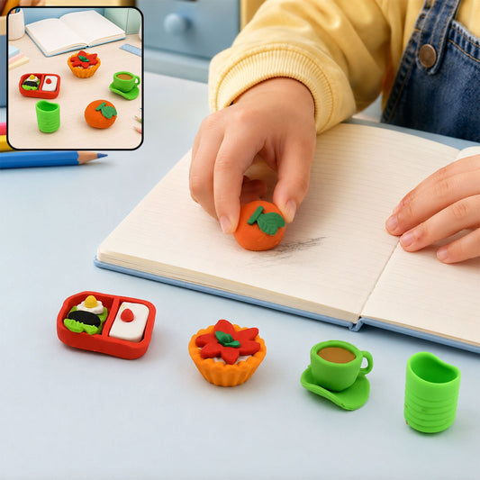 3D Erasers for Kids – Fun & Colorful Novelty Set | Colorful Creations