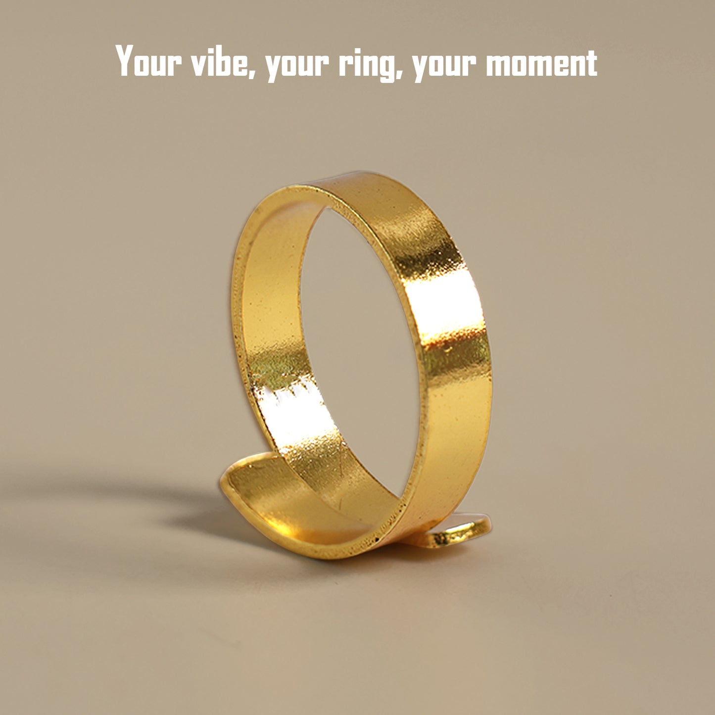 Personalized Engraved Gold Ring