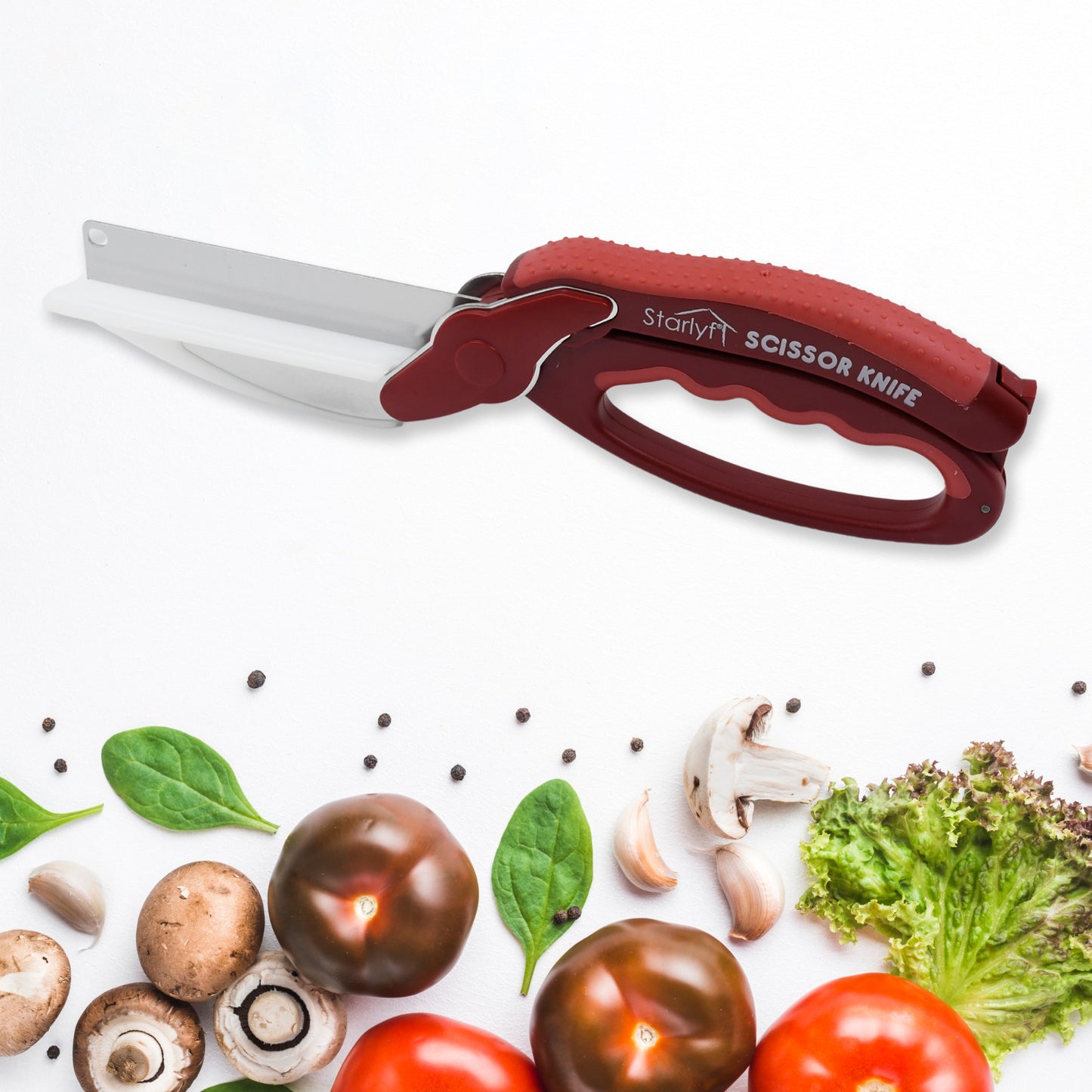 Stylish vegetable scissor for kitchen use