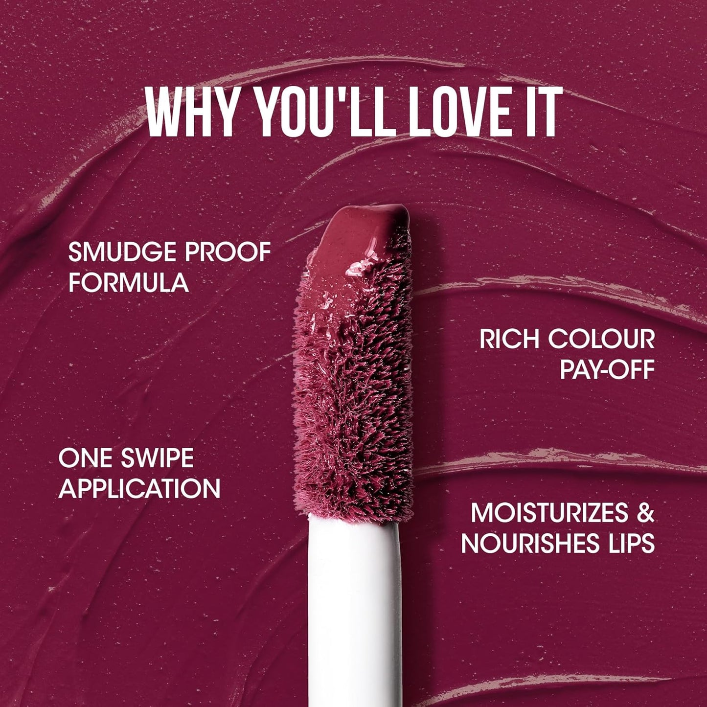 OG Beauty Vintage Wine Moisture Lock Liquid Lipstick (4.5 ML / 1 Pc)