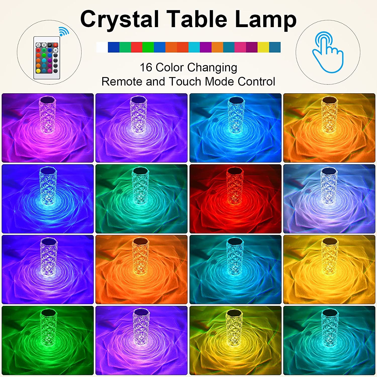 Crystal Touch Lamp