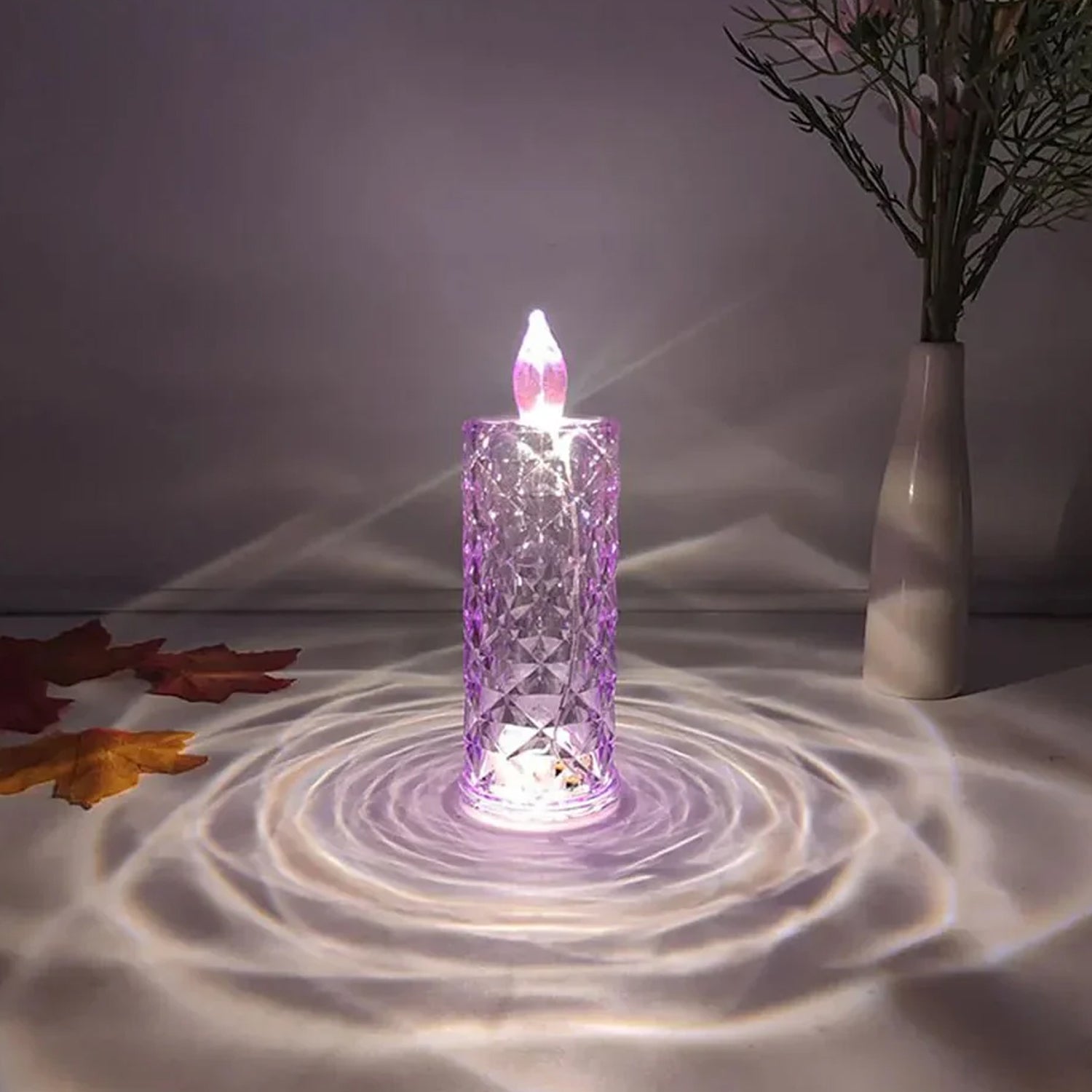 Purple LED Candles