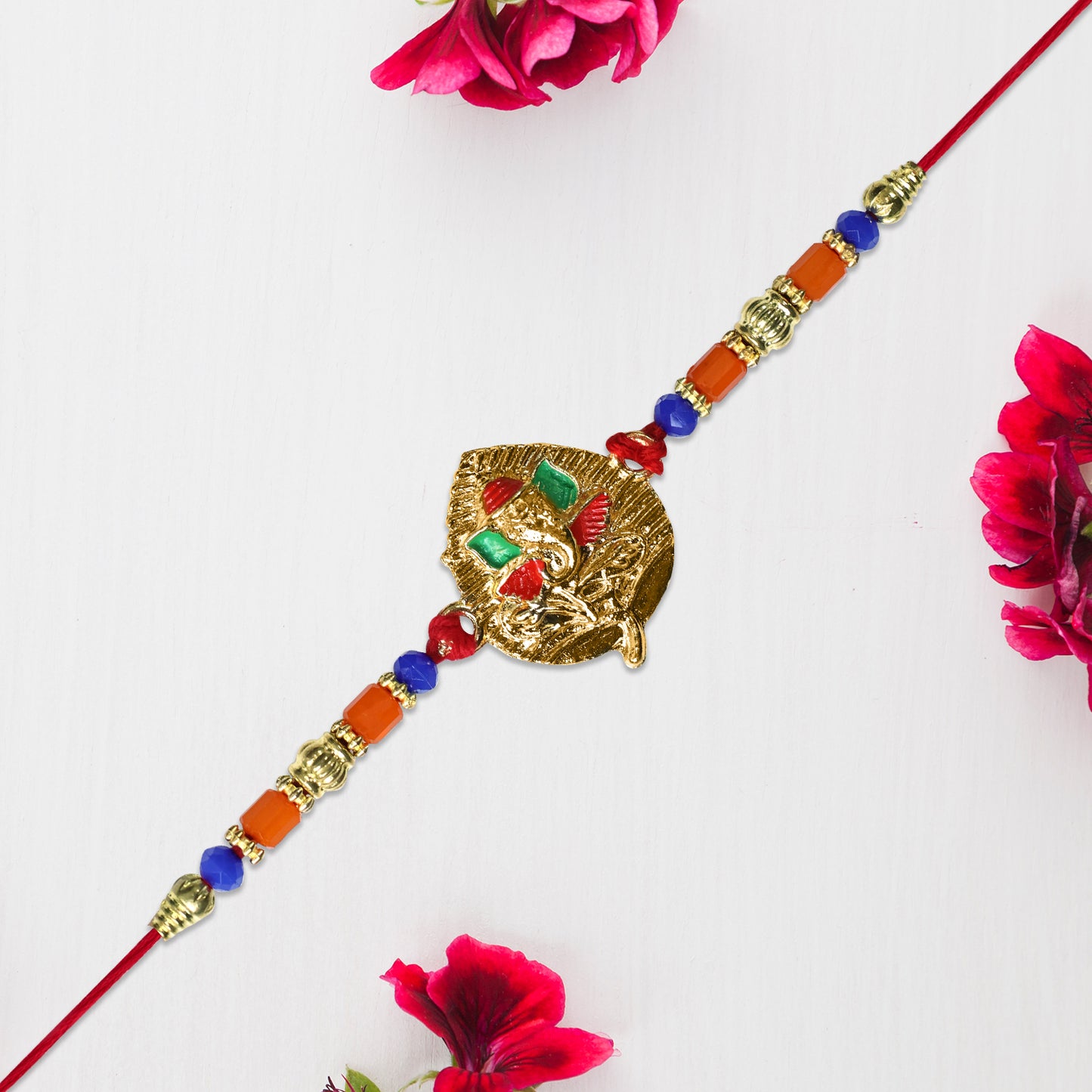 Ganesh Leaf Rakhi