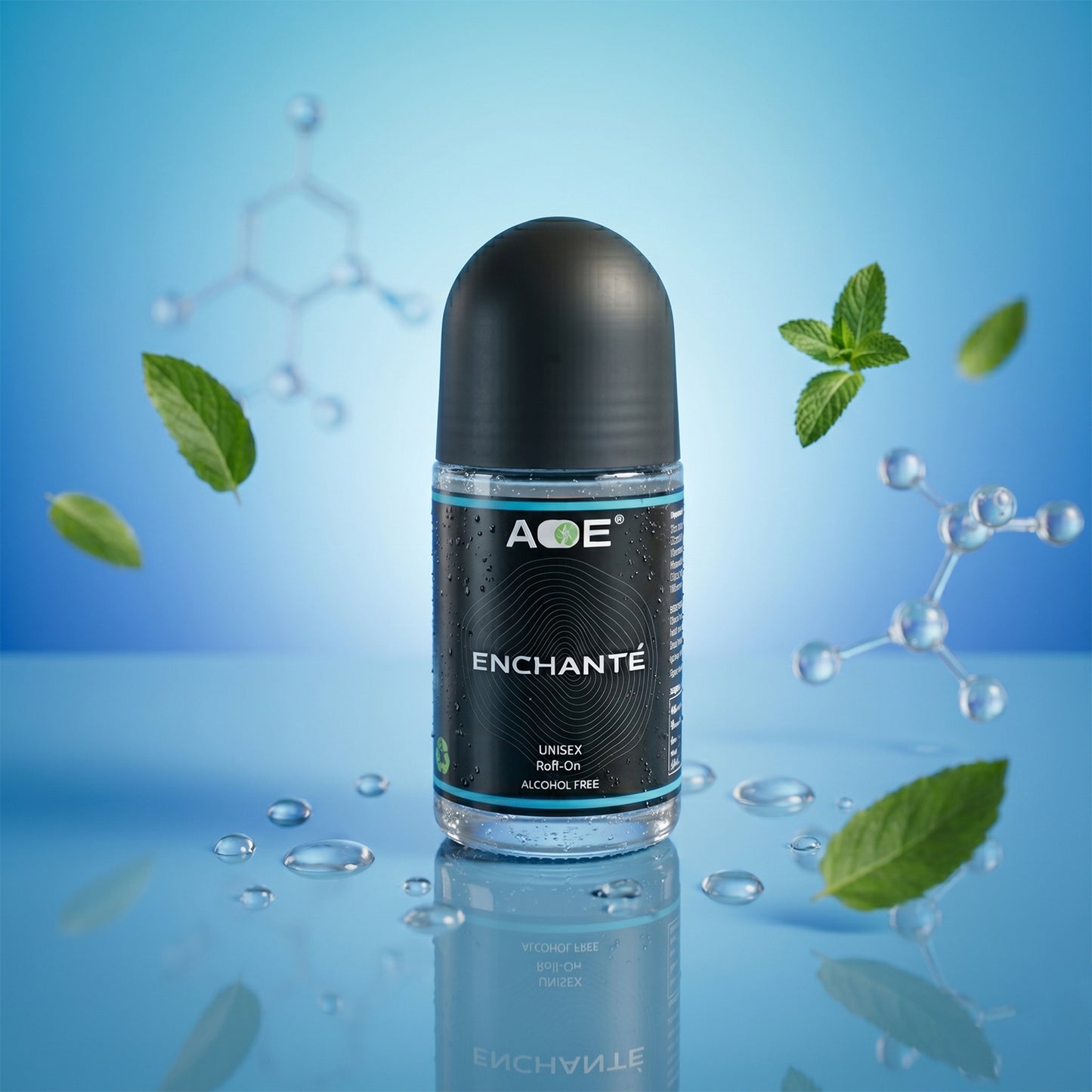 AOE Roll-On Deodorant Blue Bottle Cap
